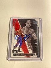 WWE SANTOS ESCOBAR Signed Card Raw Smackdown /49