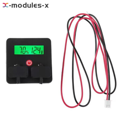DC 12-24V LCD USB Battery Capacity Indicator Charging Module Voltmeter JS-CU3