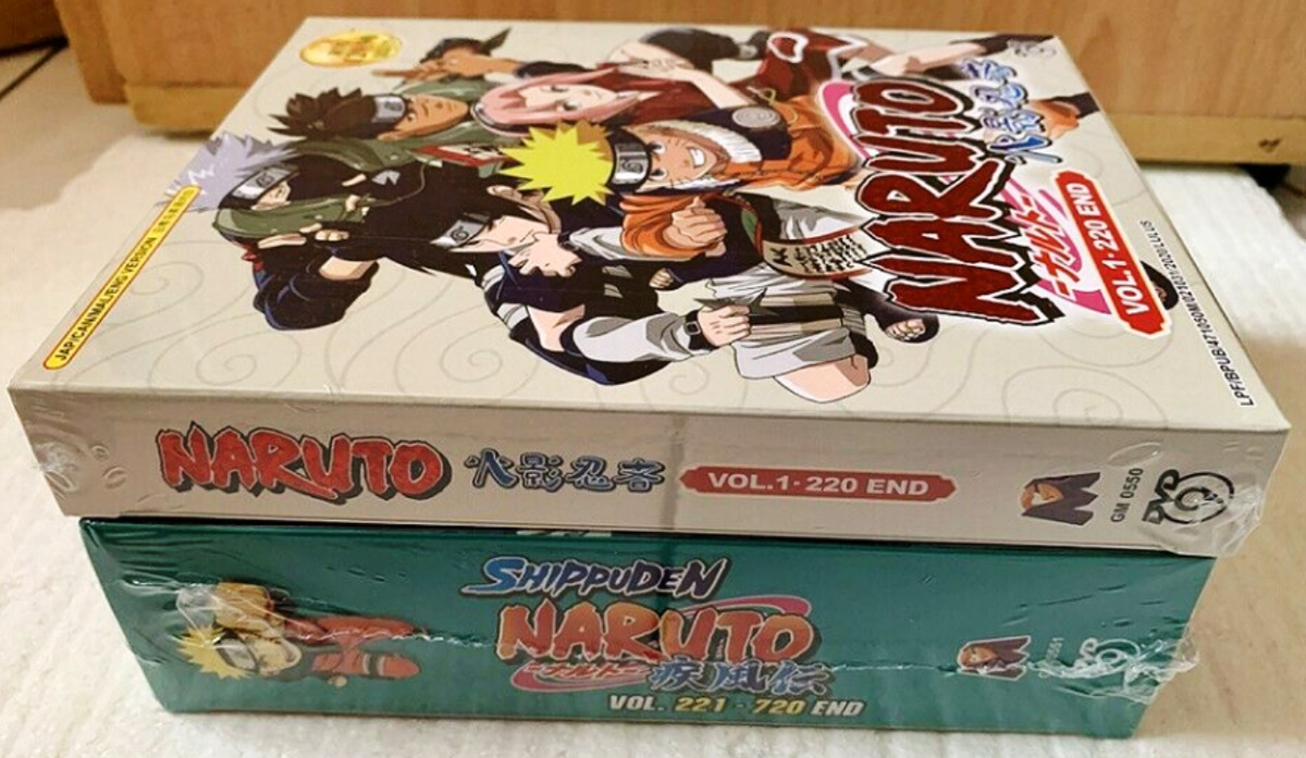 Naruto Shippuden Episode 1-720End DVD Anime Complete Series ENGLISH DUBBED