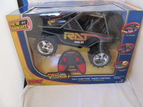 RAT 500 RT Pro Dirt Buggy New Bright R/C Remote Radio Control Car  1:16 New  MIB - Afbeelding 1 van 1