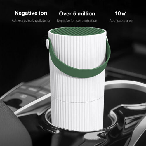 US Mini Portable Air Purifier with HEPA Filter for Car Bedroom & Office Desktop - Picture 1 of 6