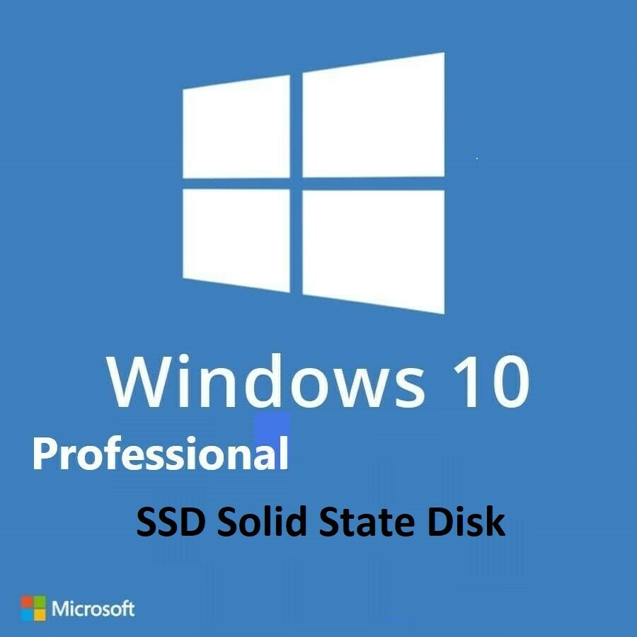 Windows 10 Pro 64bit Preinstalled Laptop Hard Drive HDD 2.5in SSD