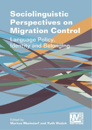 Thumbnail - Markus Rheindor Sociolinguistic Perspectives On Migrat (taschenbuch)