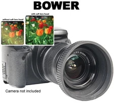 Bower 67mm Collapsible Rubber Lens Hood (Black)