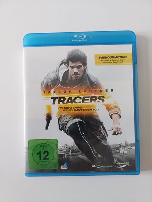 Blue Ray Tracers Taylor Lautner Film  94 min. wie neu, nur 1 x geschaut