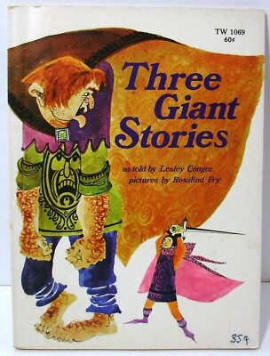 Three Giant Stories   Lesley Conger   Scholastic Book Services   TW1069