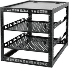 12U Open Frame Network Rack,Av Rack for 19" Networking,It,Audio  Video,Floor St