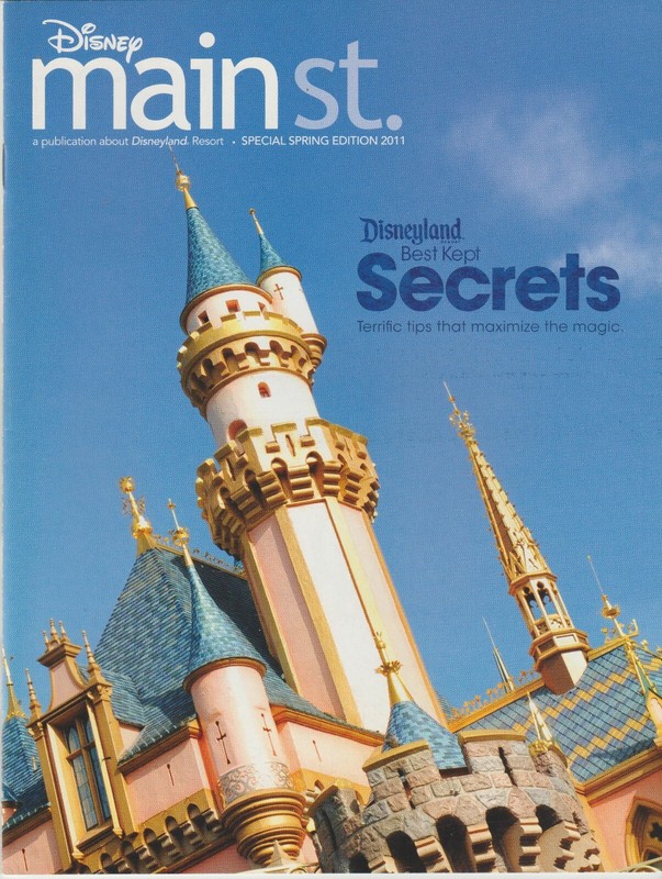 Disney main street Special Spring Edition 2011 Disneyland Best Kept Secrets
