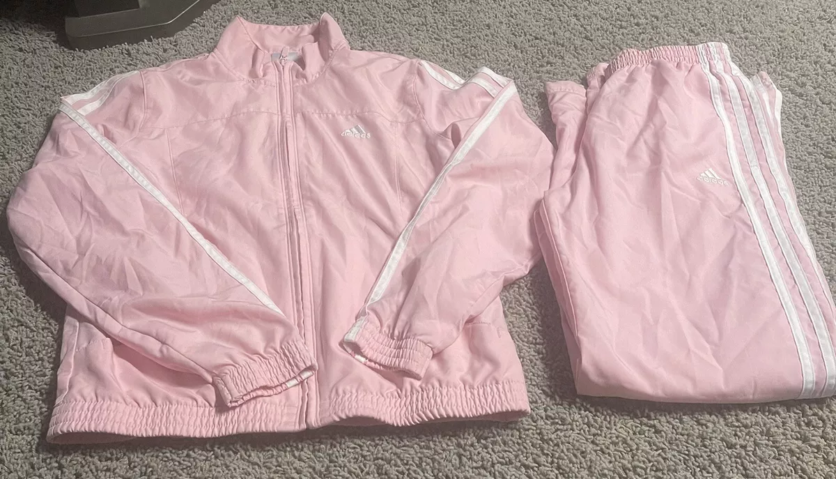 adidas windbreaker outfit girls L