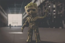 BABY GROOT AVENGERS MARVEL STRETCHED CANVAS WALL ART READY TO HANG CP222