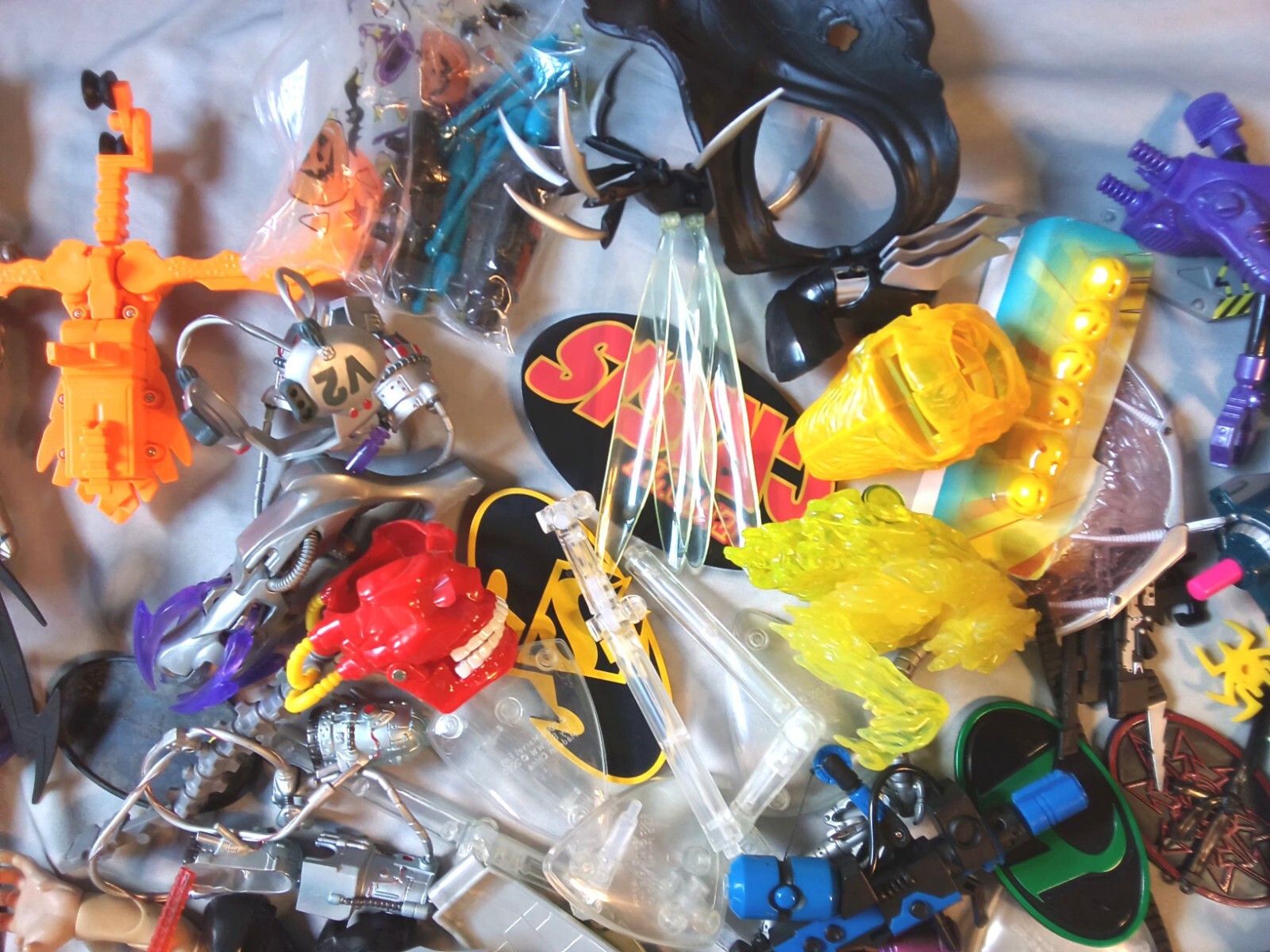 HUGE MIXED LOT Of DC Universe And Marvel Action Figure ACCESSORIES