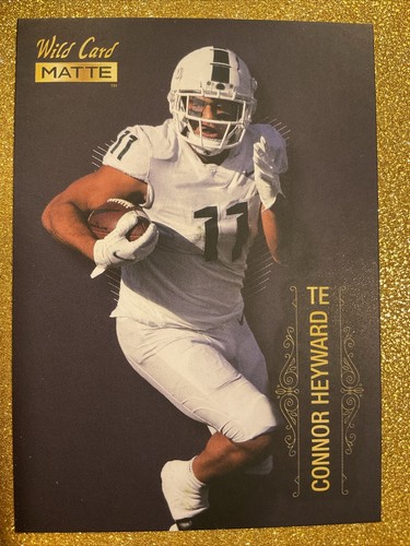 2022 WILD CARD MATTE CONNOR HEYWARD ROOKIE BASE #MB-22 MICHIGAN STEELERS CSTORE - Picture 2 of 3