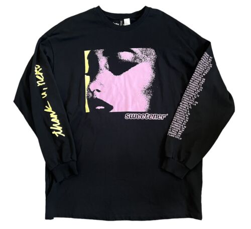 vervaldatum Slagschip Decoratie Ariana Grande Sweetener Tour 2020 Oversized Sweatshirt Women's Sz M Black  H&M | eBay
