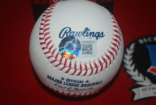 MICHAEL BRANTLEY Houston Astros autographed signed MLB Baseball BECKETT WW96035 - Picture 3 of 3