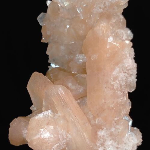Stilbite Zeolite bowtie crystal cluster raw natural mineral specimen 600ct - Foto 2 di 10