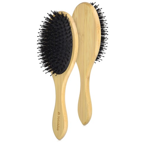 Cepillo de madera de el pelo con cerdas de jabalí | eBay