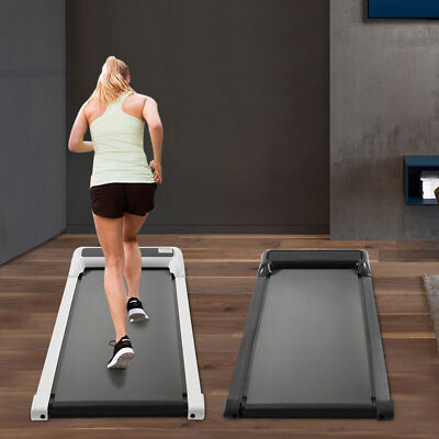 2 in 1 Walking Pad Under Desk Treadmill 1-6km/h for Home Office Fitness
