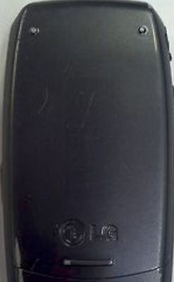 GENUINE LG Flare LX160 BATTERY COVER Door BLACK clamshell flip cell phone back