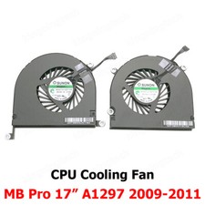 New Original Laptop Cooler For Macbook Pro 17" A1297 Cooling Fan 2009 2010 2011