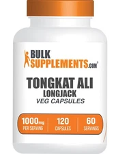 BulkSupplements Longjack Extract Capsules - 1000mg per Serving - 120 Capsules