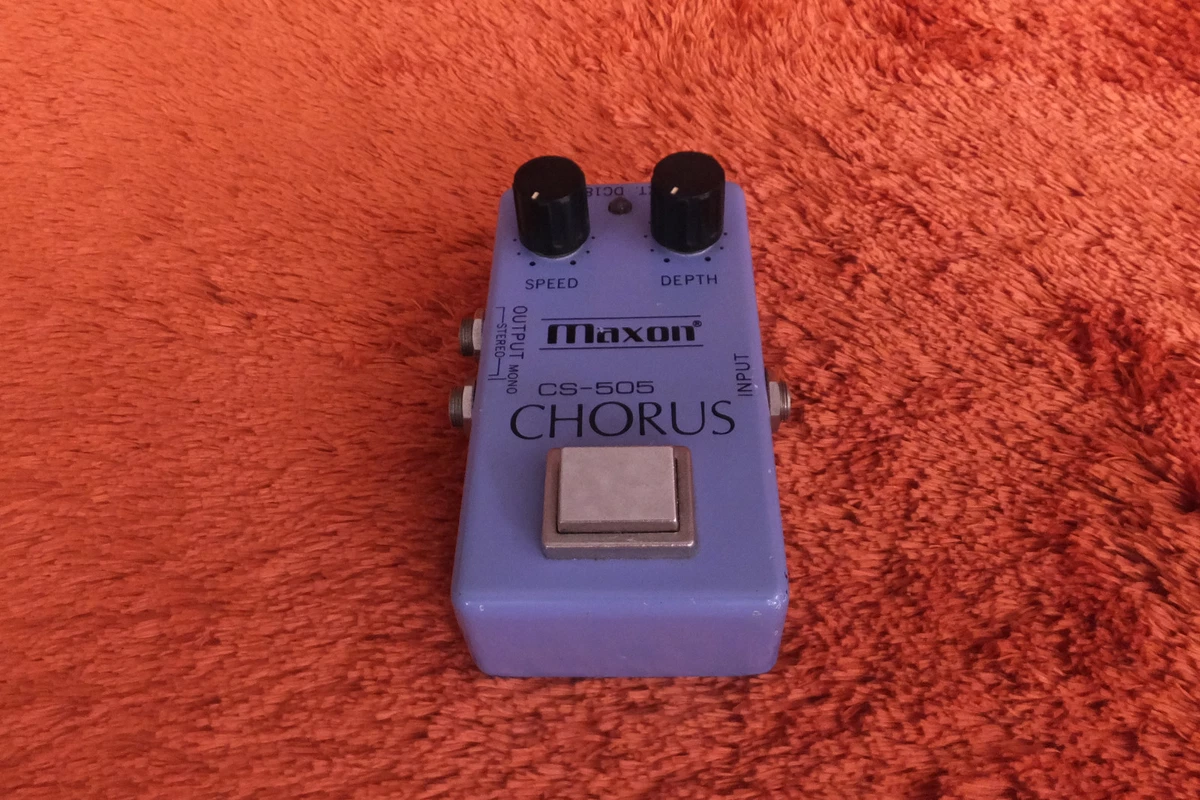 Maxon CS505 Stereo Chorus Guitar Effects Pedal From Japan for sale