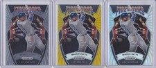 Mookie Betts Lot of 3 Cards 2020 Panini Prizm Fireworks Base/Silver/Gold Prizm