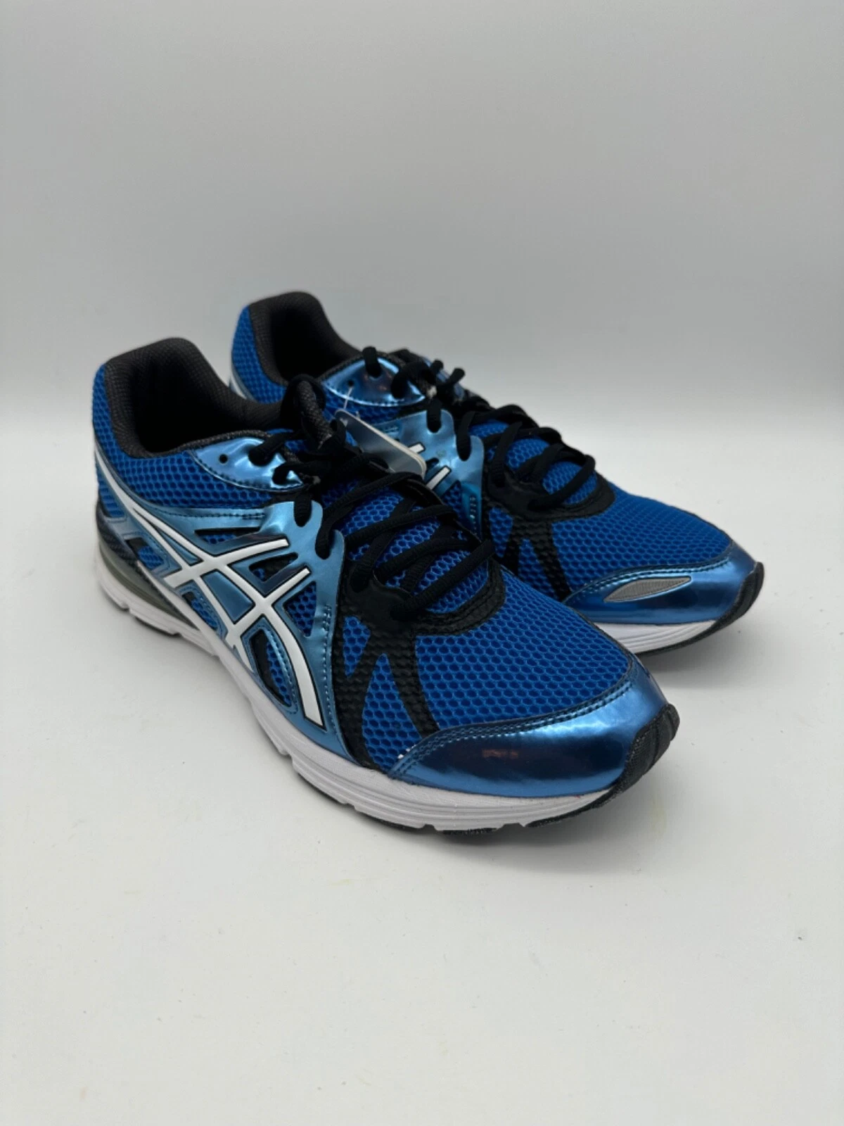NUOVISSIMO Vintage ASICS GEL Preleus T430N Blu Bianco Nero Uomo Taglia 10