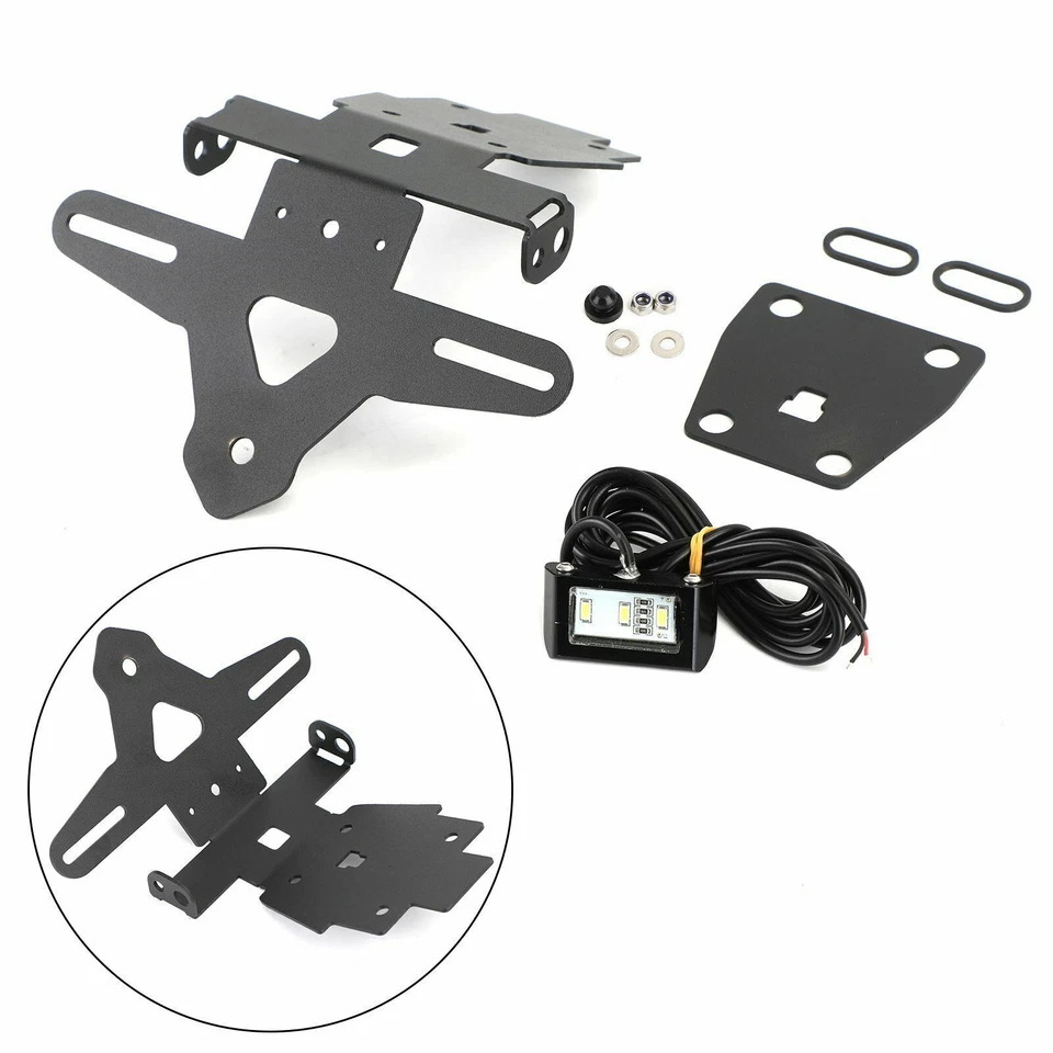 License Plate Holder Frame Bracket fit for Suzuki GSX-S750 GSX-S1000F 17-20 - Imagem 2 de 4