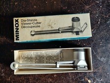 Retro Vintage MINOX TRANSPARENCY SLIDE CUTTER VIEWER DIA STANZE TRANSPARENT -K4