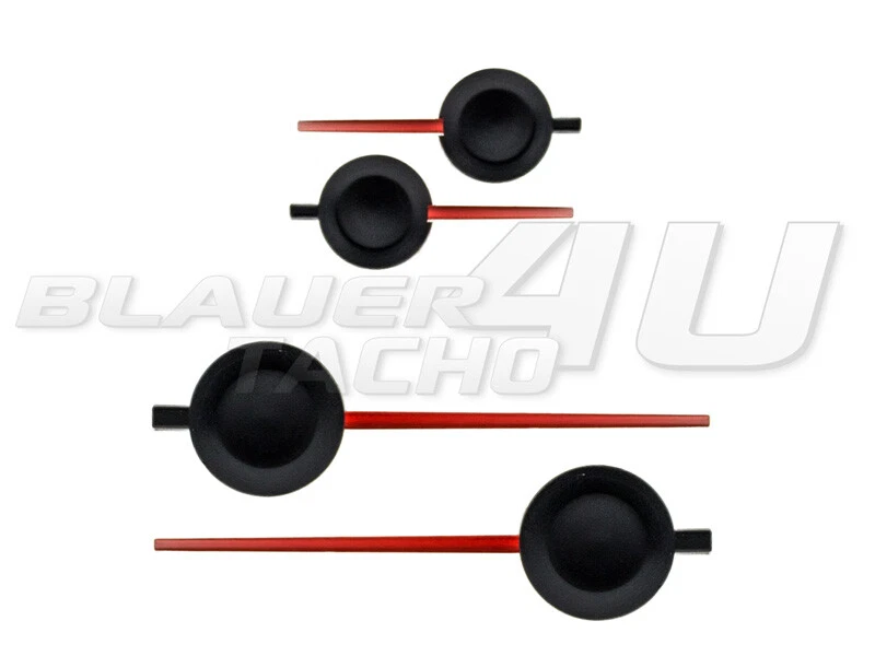 Agujas de velocímetro rojas 4 piezas agujas puntero Volvo 440K 460L 850 940 960 - Imagen 3 de 4