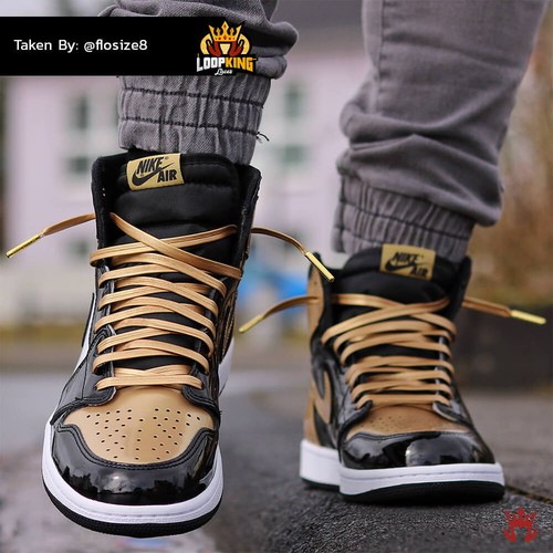 Luxury Loop King Leather Shoelaces with 