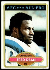 1980 Topps #392 Fred Dean San Diego Chargers