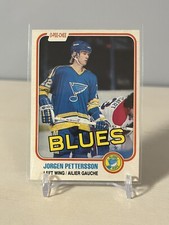 1981-82 O-Pee-Chee #296 Jorgen Petterson RC - NHL Hockey Card