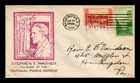 DR JIM STAMPS US COVER NATIONAL PARKS FDC COMBO SCOTT 740 741 STEPHEN T MATHER
