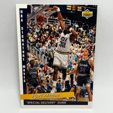 1993-94 Upper Deck - Karl Malone #249 NBA Signature Moves Jazz NM+