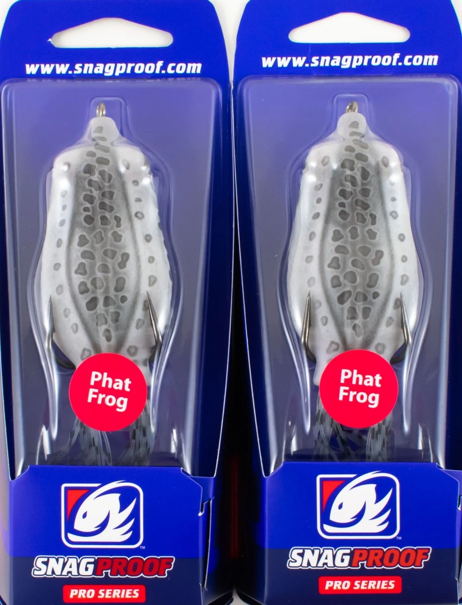 Leurres De Pêche Snag Proof - Lot De 2 Grenouilles 'Ish's Poppin Phattie' - Topwater - Neuf