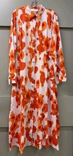 SELECTED FEMME Nicolette Long Sleeve Ankle Shirt Dress - UK 14 / EU 42 - £95