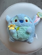  Stitch Plush Stuffed Animal Disney Lilo Stitch Flower Blue Soft Toy Collectibl
