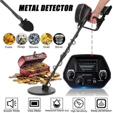 LCD Metal Detector Waterproof Gold Digger Deep Sensitive Hunter Coil Searcher