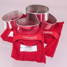 4 Vintage Robbe & Berking 925 Spade Napkin Rings