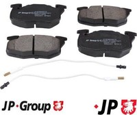 Jp Group 4163602810 Bremsbelagsatz FüR Scheibenbremse Bremsbelagsatz