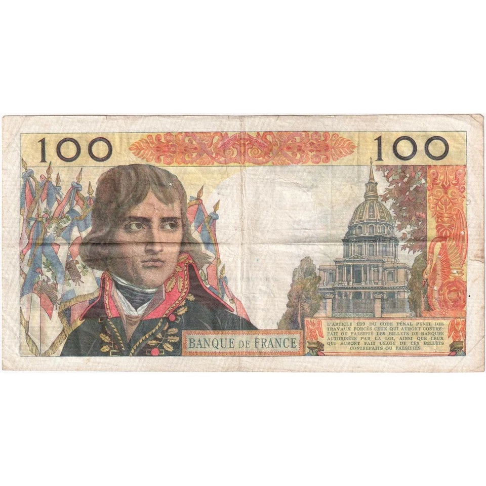 France, 100 Nouveaux Francs, Bonaparte, 1959-09-03, S.32, TB - Photo 2/2