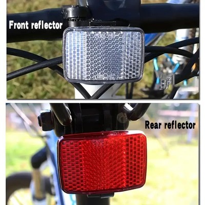   Fahrrad-Reflektor   Vorne (Weiß) oder Hinten (Rot)