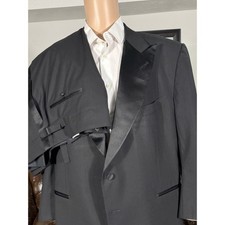 Tom Ford Black Peak Lapel Tuxedo Size 66C 54R US 52x28 Trousers