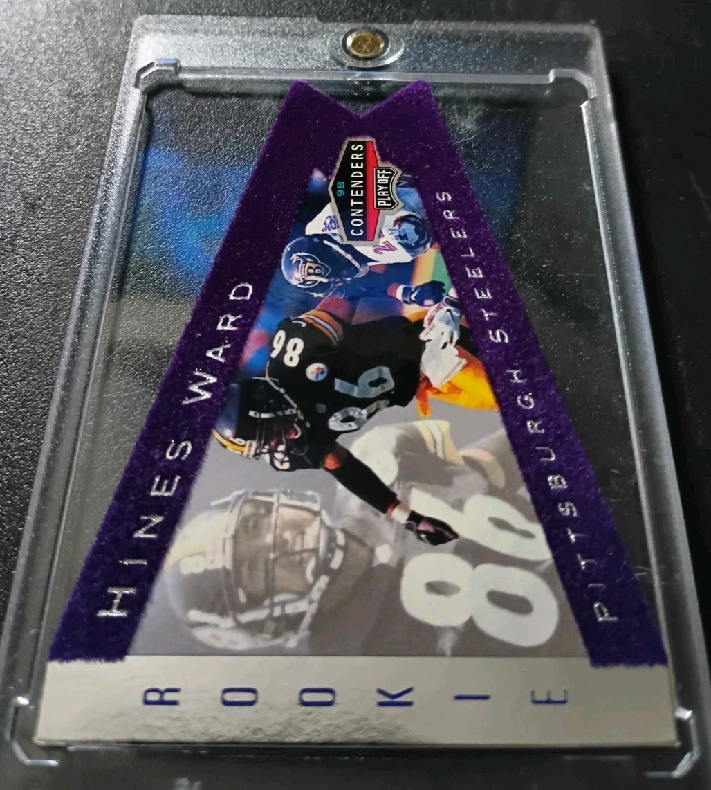 Hines Ward Playoff Contenders Pennants #77 Purple