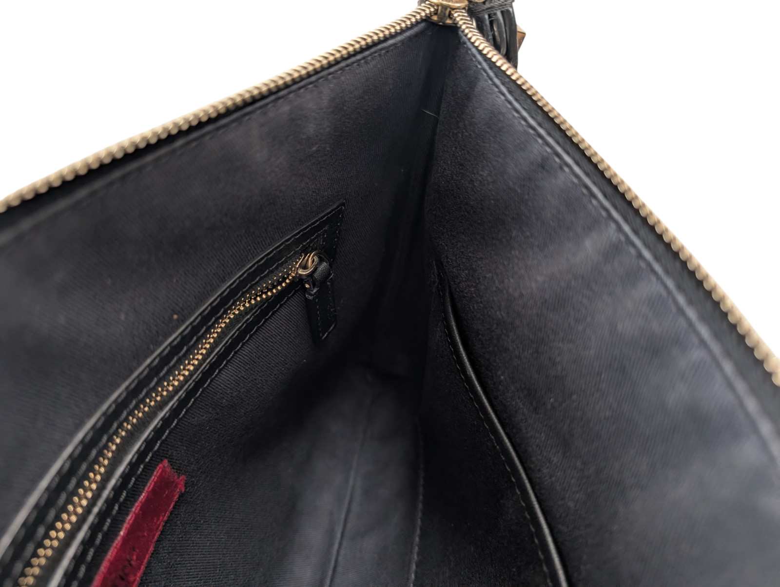 VALENTINO GARAVANI Clutch Bag Rock Stud Leather Purse Black thumbnail 13