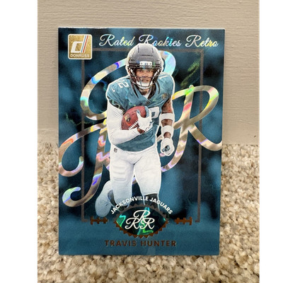 Panini Donruss 2025 Travis Hunter #4 Rated Rookies Retro Rookie Jaguars NFL