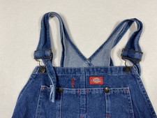 Dickies Overalls Mens 38x30 Carpenter Ranchwear Workwear Trucker Farmer Denim