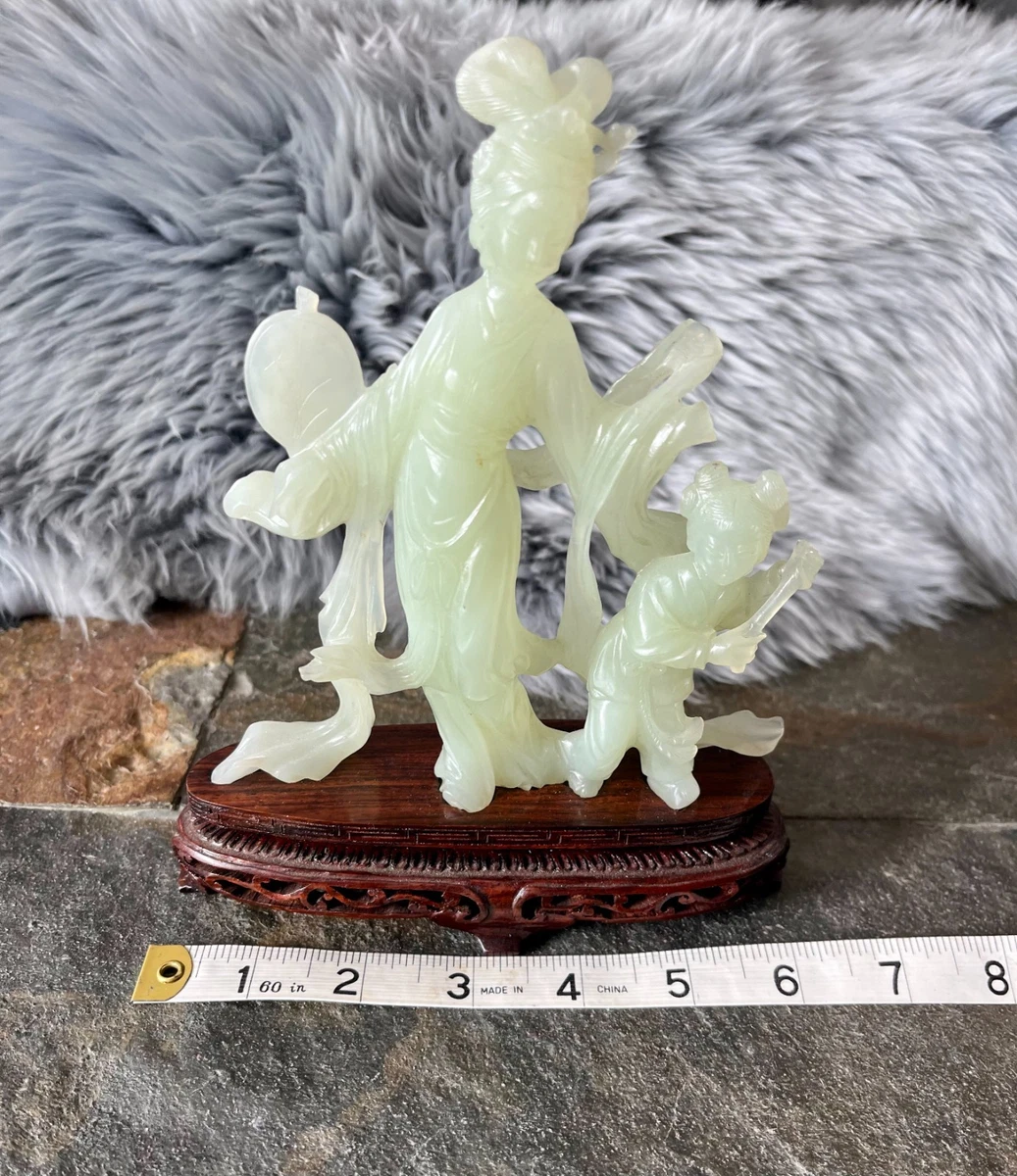 白玉观音在中国风雕像、雕像| eBay