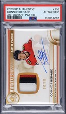 2023-24  SP AUTHENTIC CONNOR BEDARD FUTURE WATCH AUTO PATCH PSA AUTH *READ DESC 